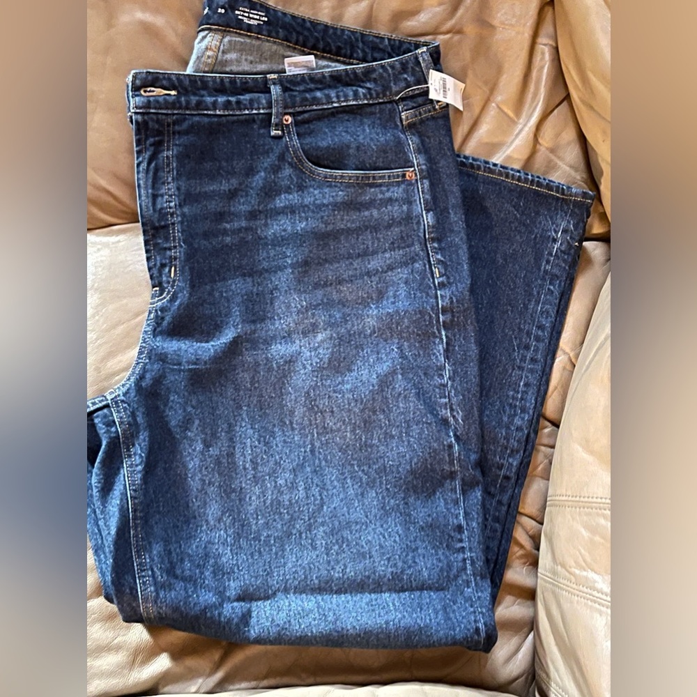 Old Navy Extra High-Rise Wide Leg Jeans, Size 20